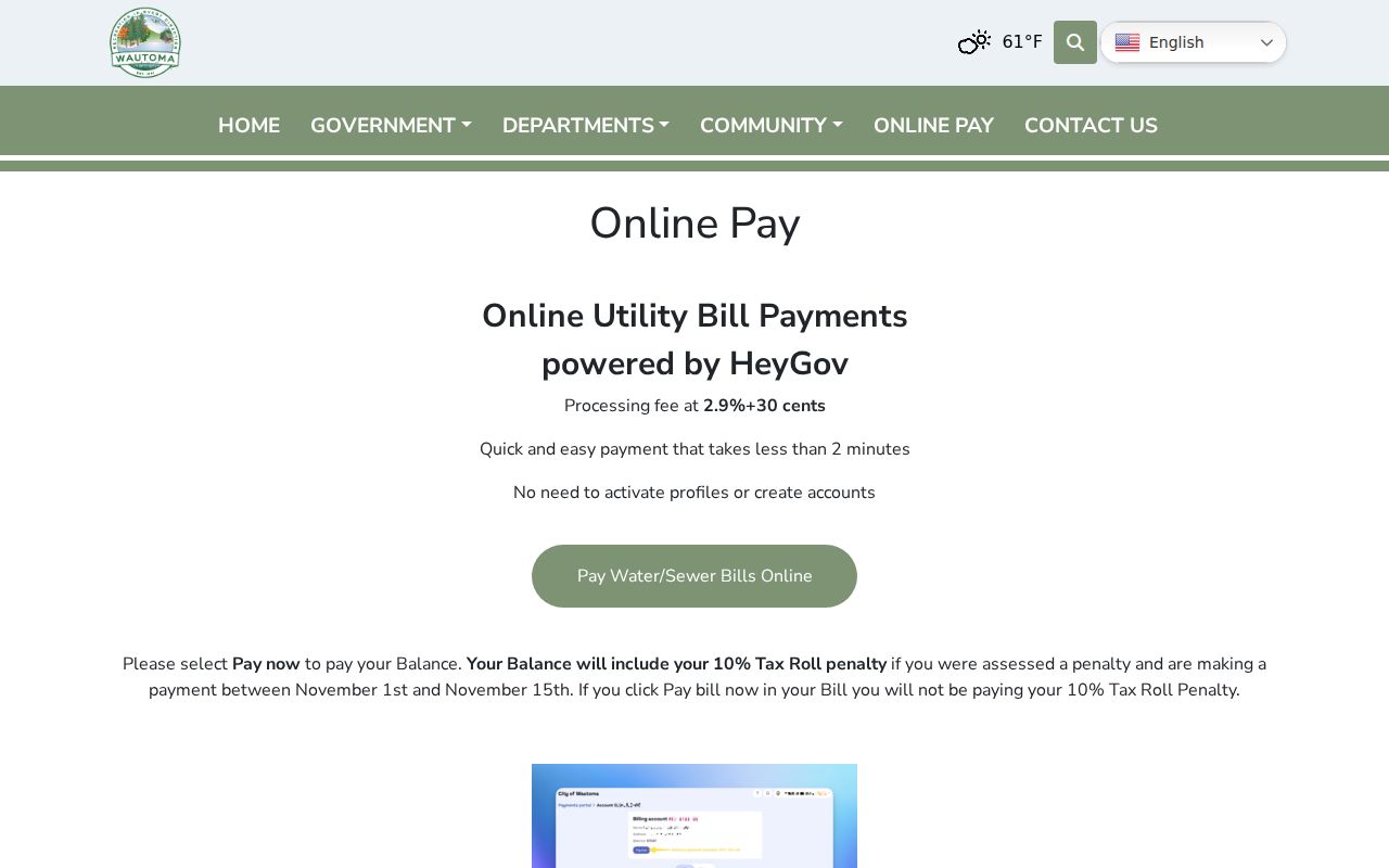 Wautoma municipal court online payment instructions